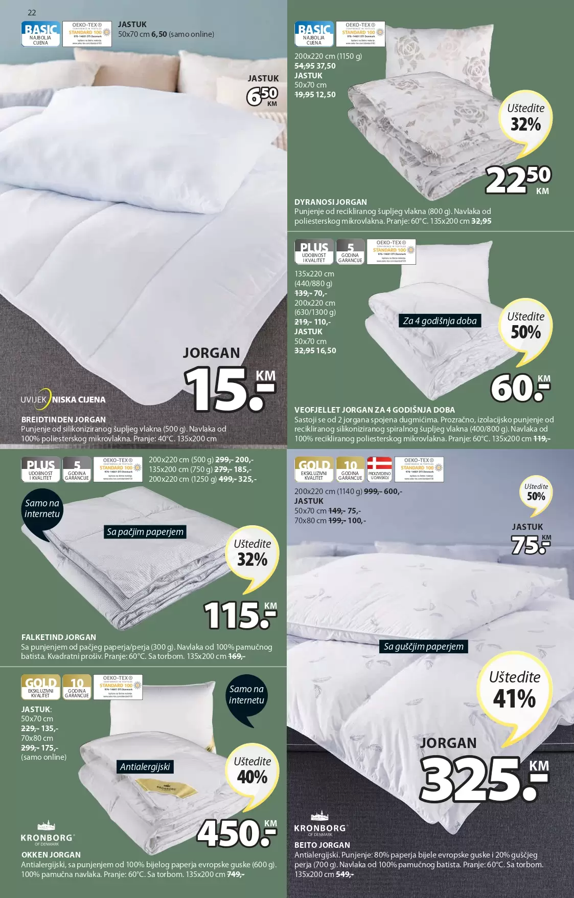 Jysk katalog avgust/septembar 2022 akcija sniženja 25.8-7.9.2022.
