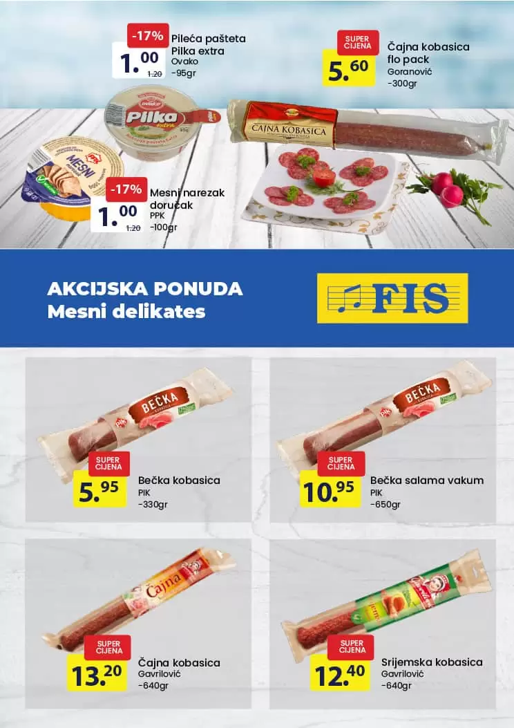 Fis katalog PREHRANA & HEMIJA avgust 2022! Akcija snizenja 1-14.8.2022.