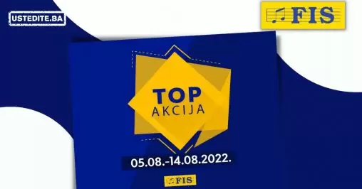 Fis TOP akcija za TOP artikle! Snizenje namjestaja, tehnike, bazena!