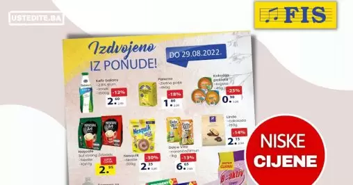 Fis katalog PREHRANA & HEMIJA avgust 2022 ~ akcija sniženja 29.8.2022.