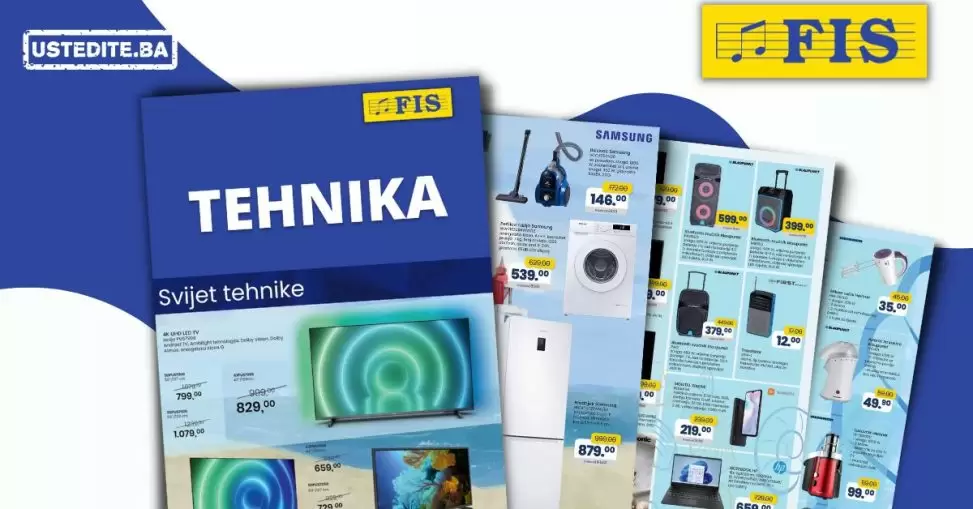 Fis katalog tehnika avgust 2022 ~ Fis akcija sniženje 22.8-11.9.2022.