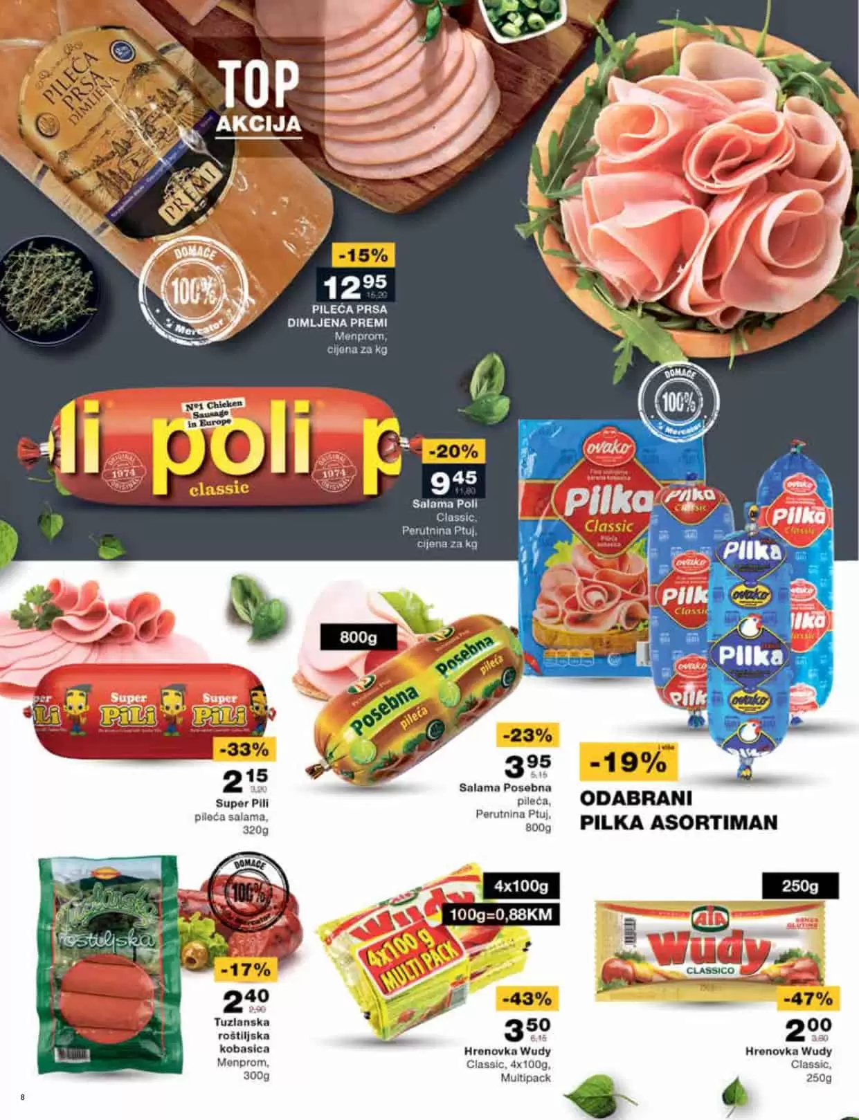 Mercator katalog avgust 2022!【SNIZENJA i do 55%】 akcija 1-14.8.2022.