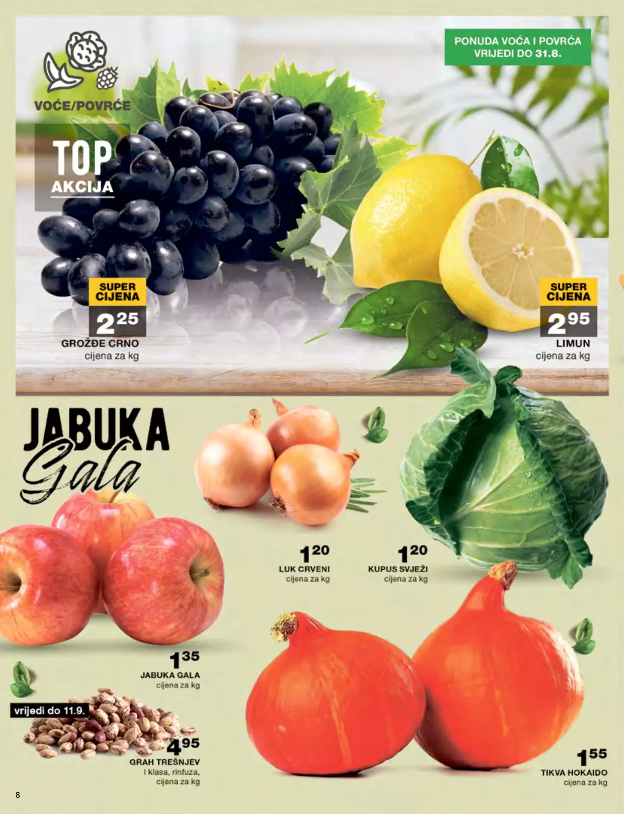 Mercator katalog SUPER SNIŽENJE MERCATOR BIH avgust 2022, katalog sniženja 29.8-11.9.2022.