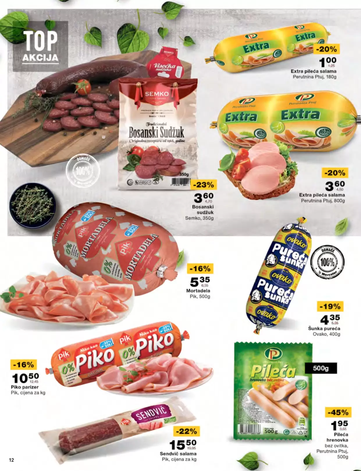 Mercator katalog SUPER SNIŽENJE MERCATOR BIH avgust 2022, katalog sniženja 29.8-11.9.2022.