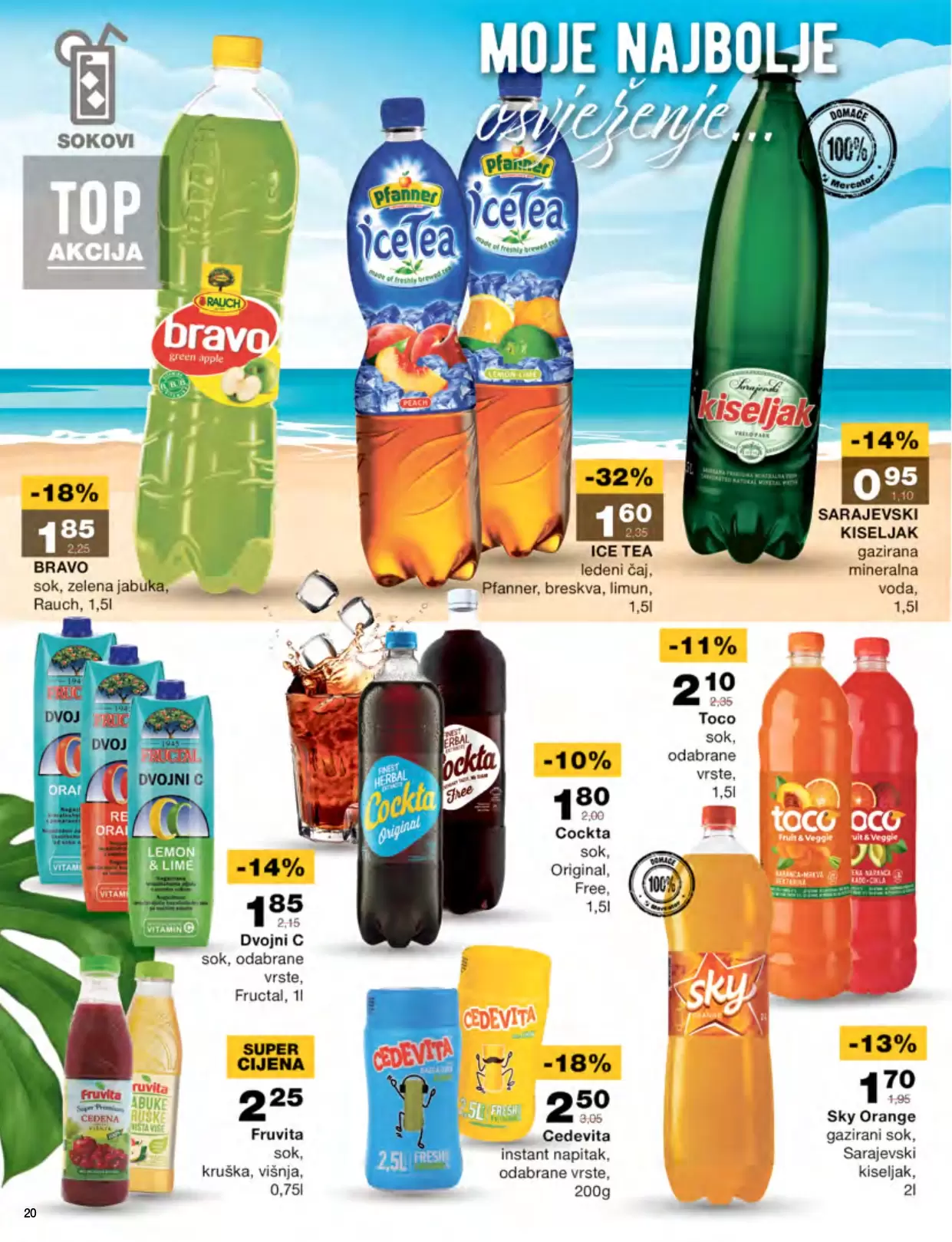 Mercator katalog SUPER SNIŽENJE MERCATOR BIH avgust 2022, katalog sniženja 29.8-11.9.2022.