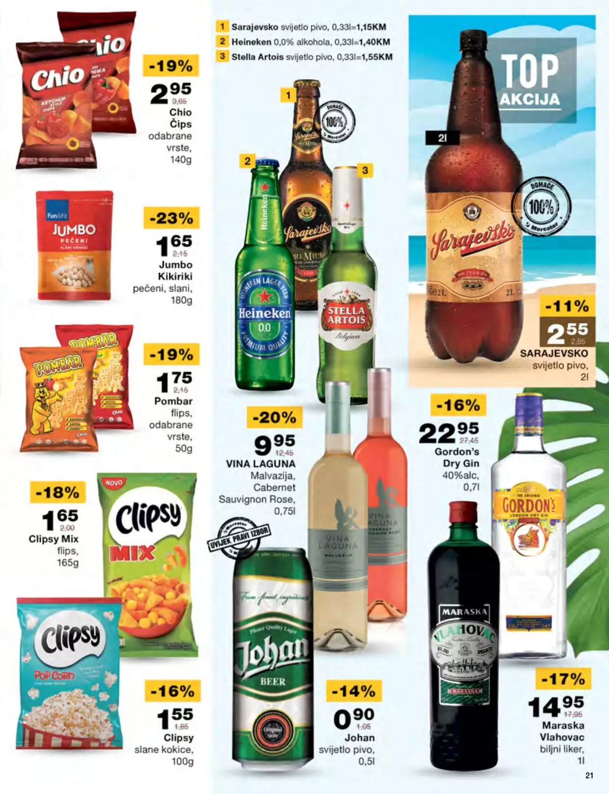 Mercator katalog SUPER SNIŽENJE MERCATOR BIH avgust 2022, katalog sniženja 29.8-11.9.2022.