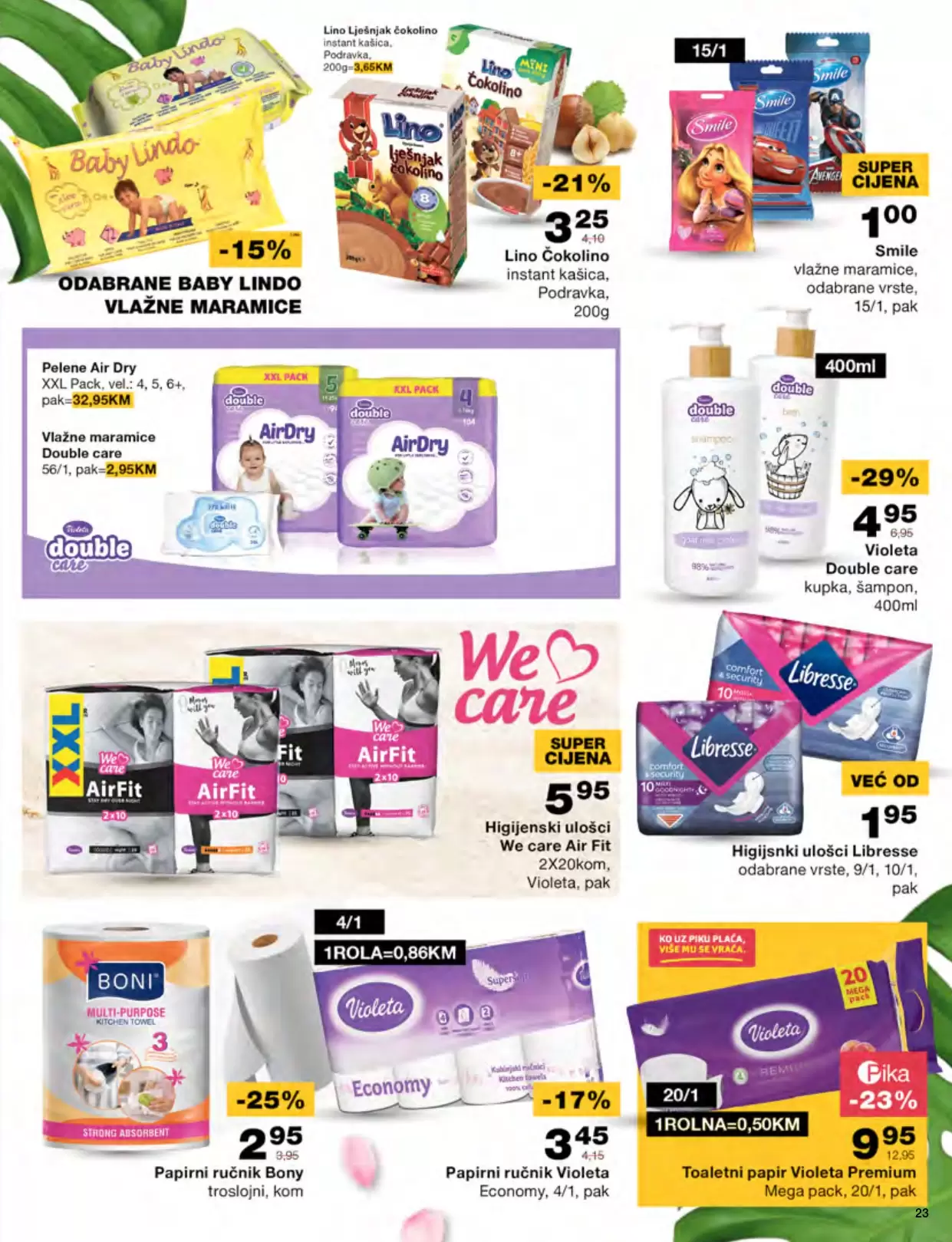 Mercator katalog SUPER SNIŽENJE MERCATOR BIH avgust 2022, katalog sniženja 29.8-11.9.2022.