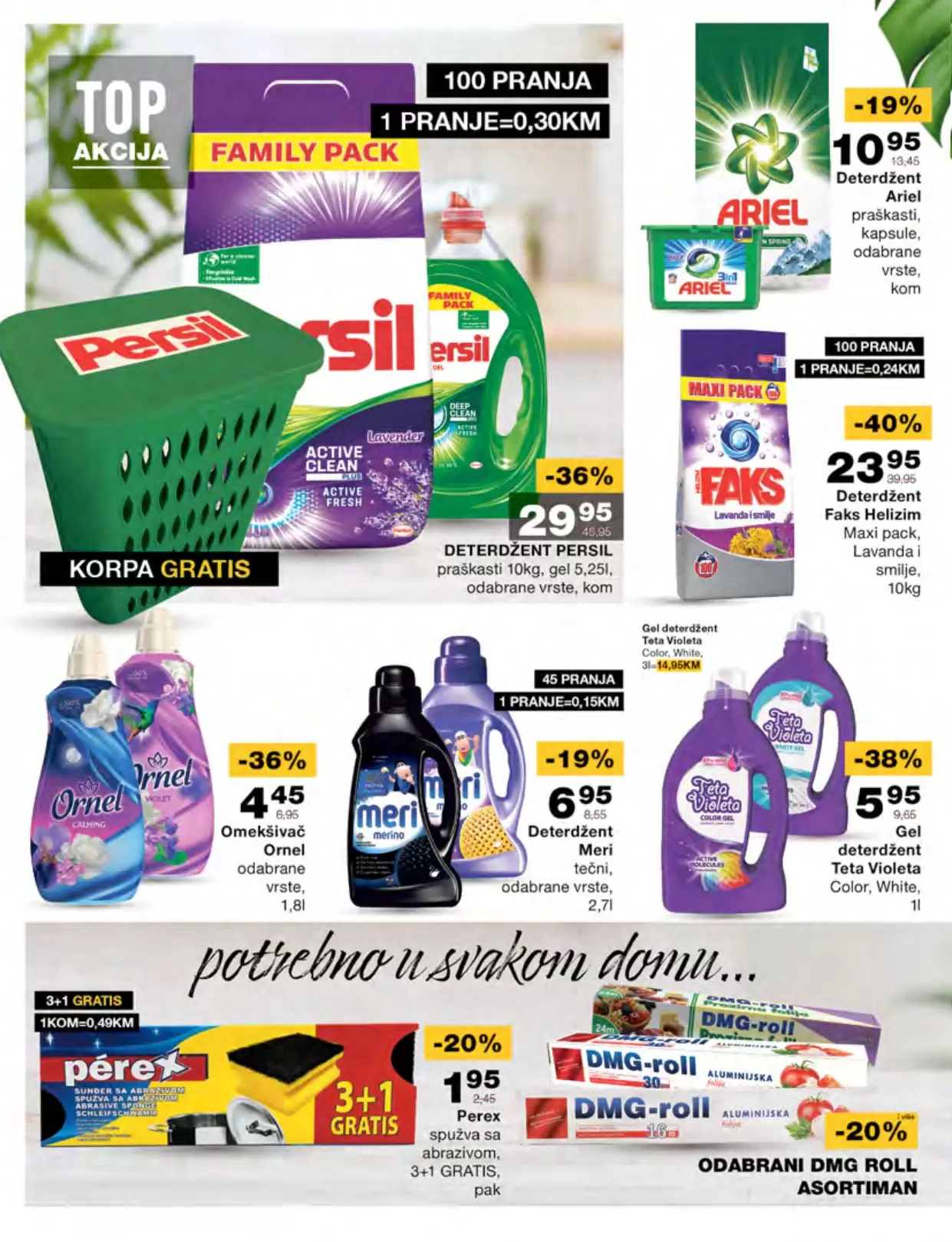 Mercator katalog SUPER SNIŽENJE MERCATOR BIH avgust 2022, katalog sniženja 29.8-11.9.2022.