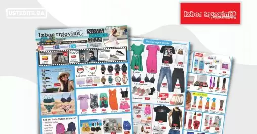 IZBOR TRGOVNE katalog ODLICNA SNIZENJA avgust 2022 akcija snizenja 13-19.8.2022.