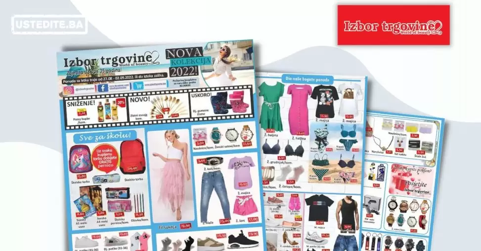 Izbor trgovine katalog 27.8-2.9.2022. SUPER SNIZENJA!