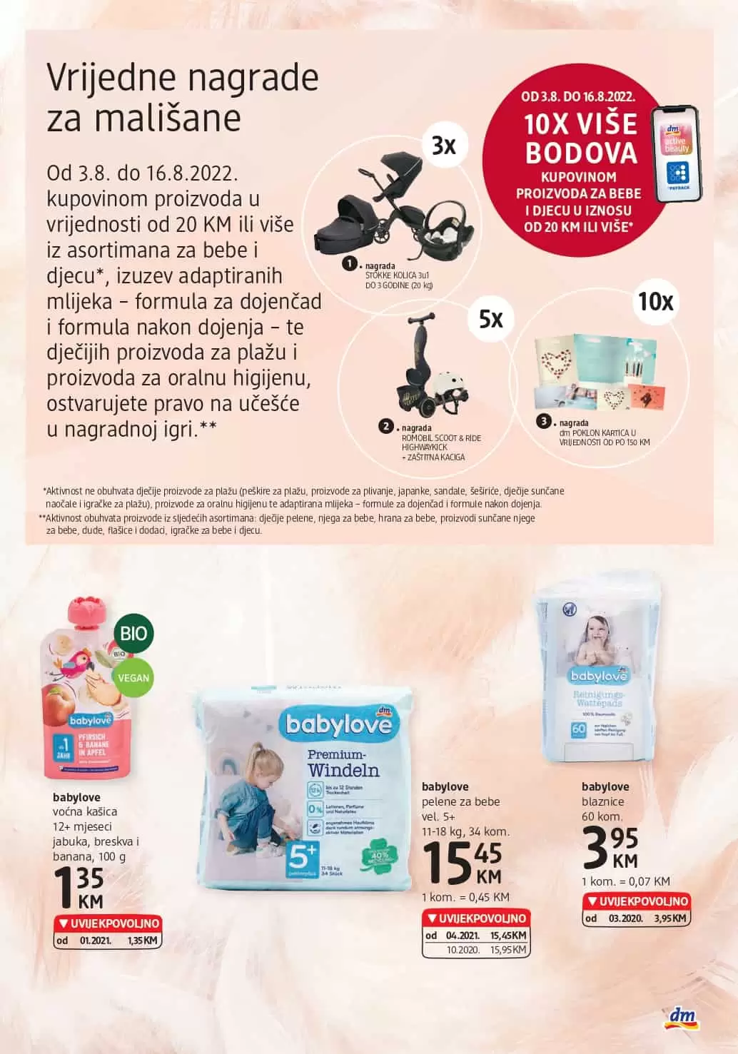 dm Katalog【 UVIJEKPOVOLJNO】avgust 2022! Akcija snizenja 3-16.8.2022.