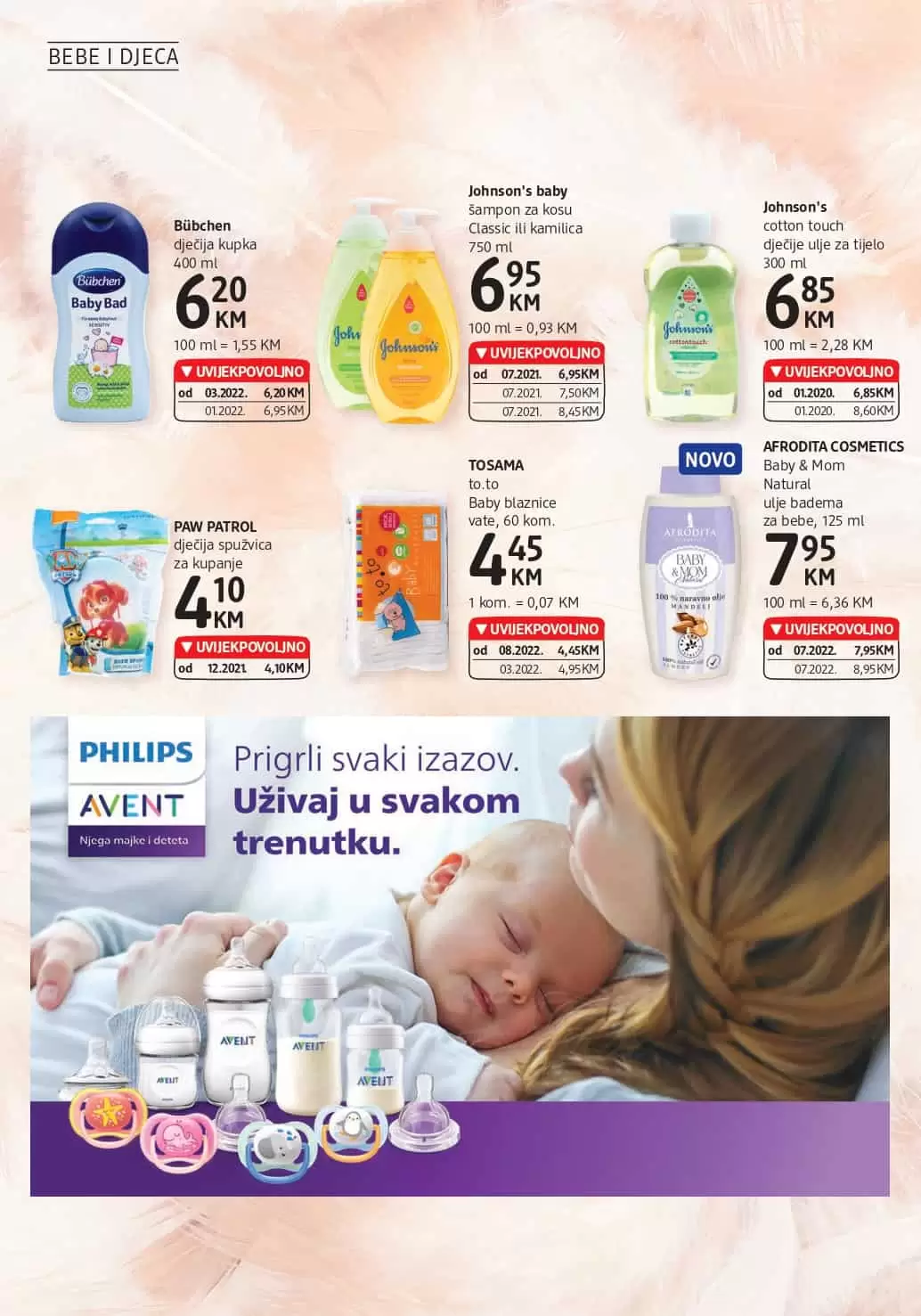 dm Katalog【 UVIJEKPOVOLJNO】avgust 2022! Akcija snizenja 3-16.8.2022.