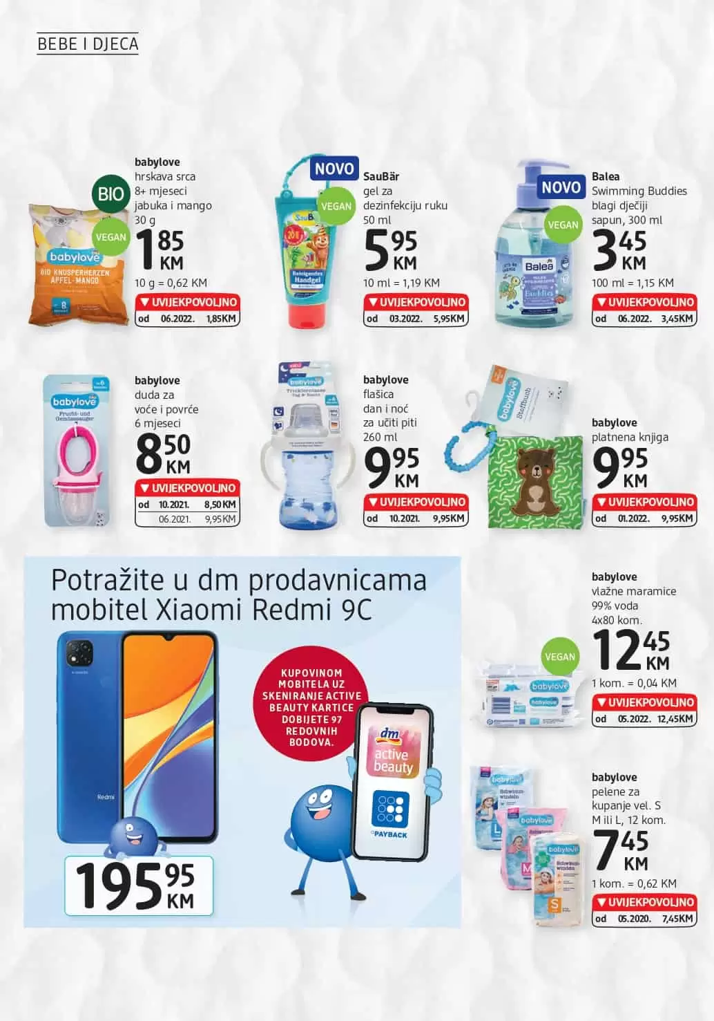 dm Katalog【 UVIJEKPOVOLJNO】avgust 2022! Akcija snizenja 3-16.8.2022.