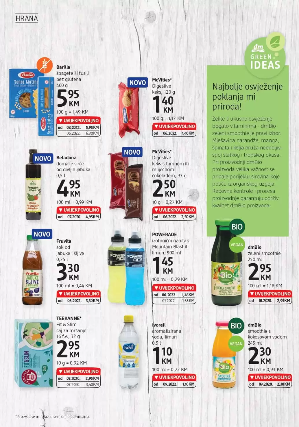 dm Katalog【 UVIJEKPOVOLJNO】avgust 2022! Akcija snizenja 3-16.8.2022.