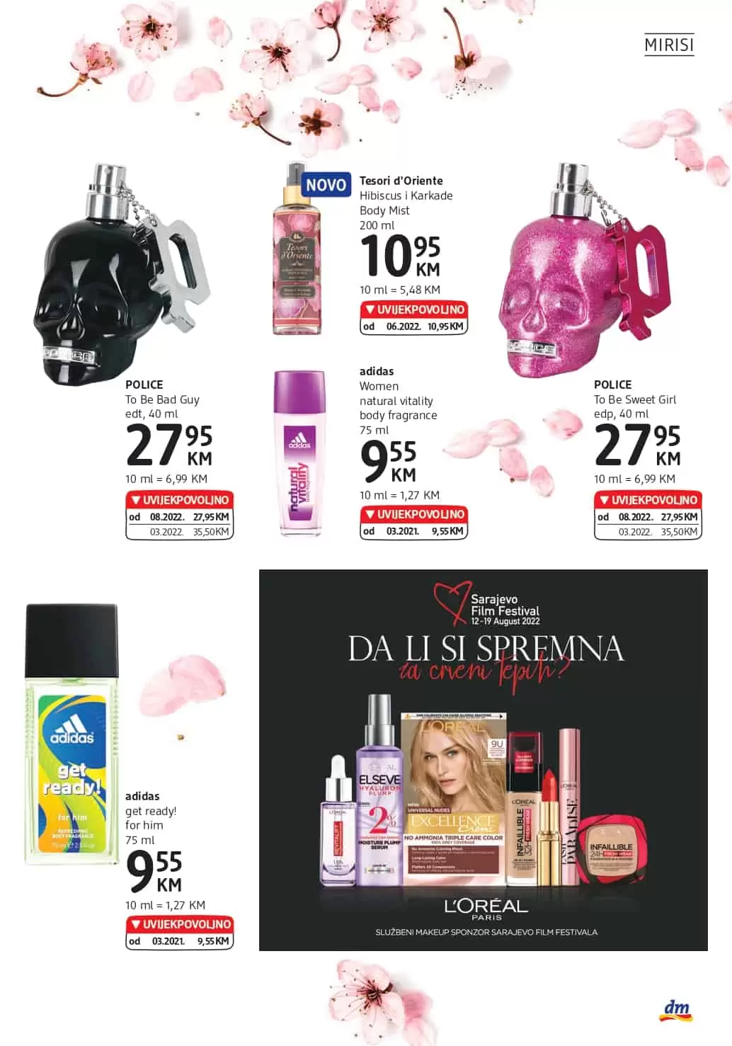 dm Katalog【 UVIJEKPOVOLJNO】avgust 2022! Akcija snizenja 3-16.8.2022.
