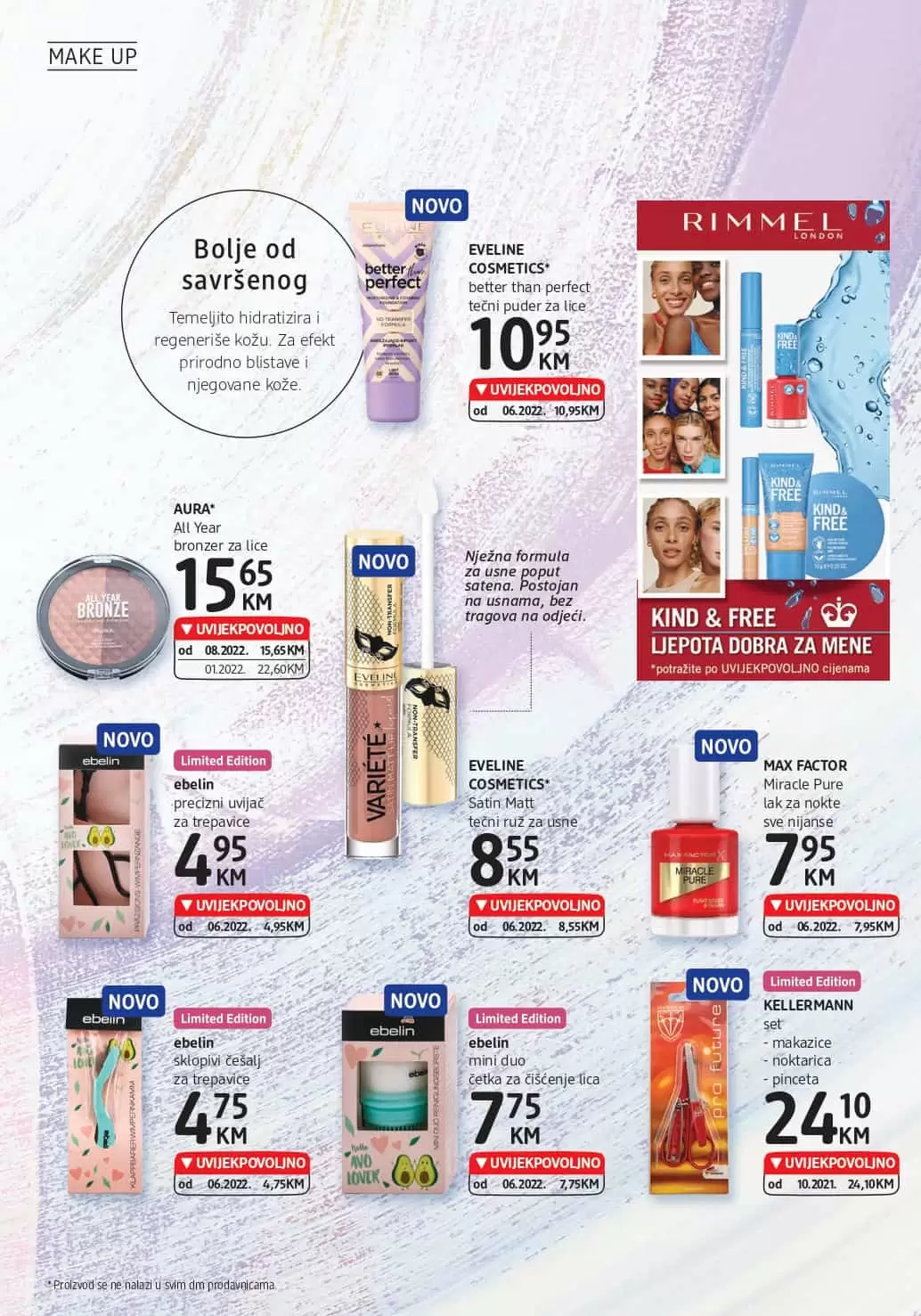 dm Katalog【 UVIJEKPOVOLJNO】avgust 2022! Akcija snizenja 3-16.8.2022.
