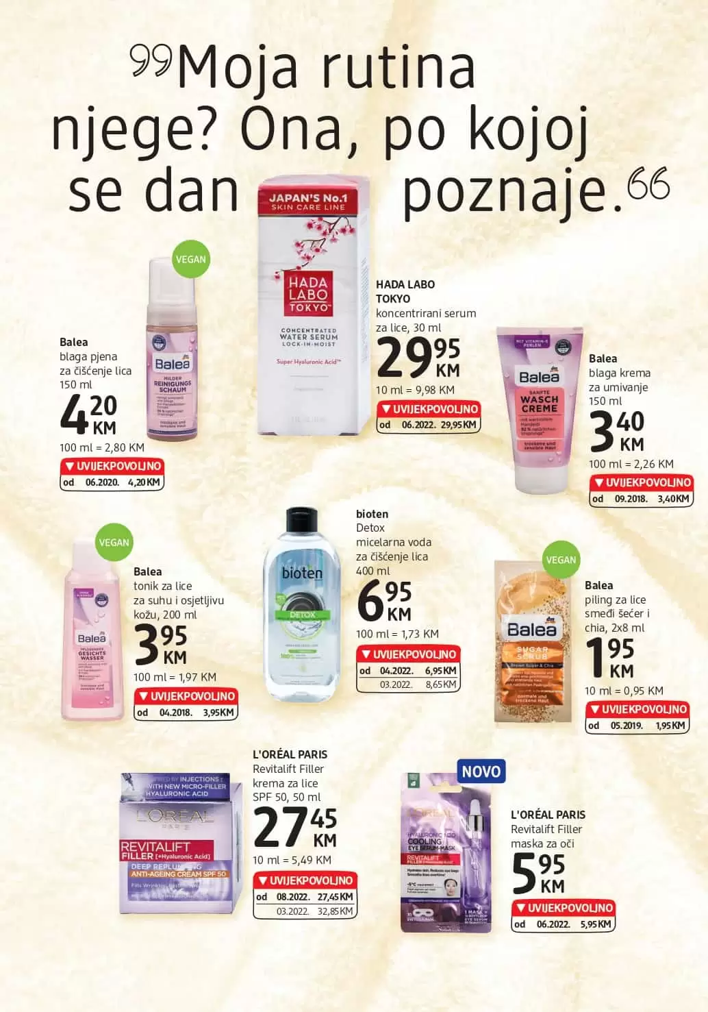 dm Katalog【 UVIJEKPOVOLJNO】avgust 2022! Akcija snizenja 3-16.8.2022.