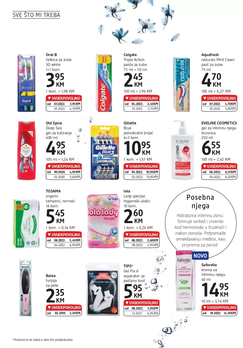 dm Katalog【 UVIJEKPOVOLJNO】avgust 2022! Akcija snizenja 3-16.8.2022.