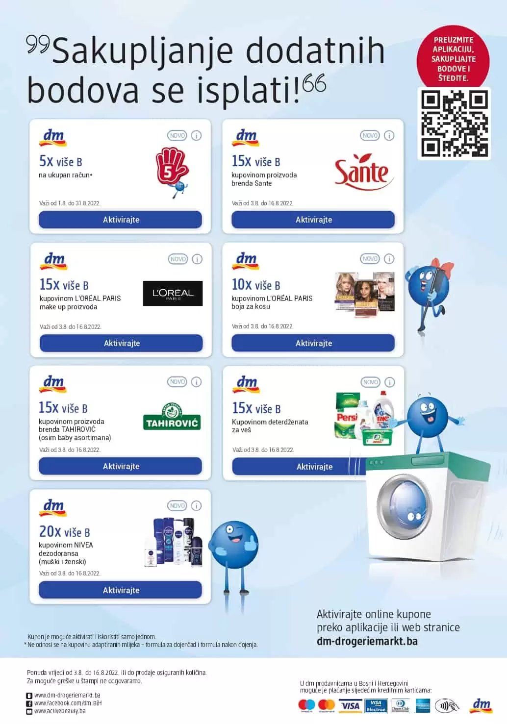 dm Katalog【 UVIJEKPOVOLJNO】avgust 2022! Akcija sniženja 3-16.8.2022.