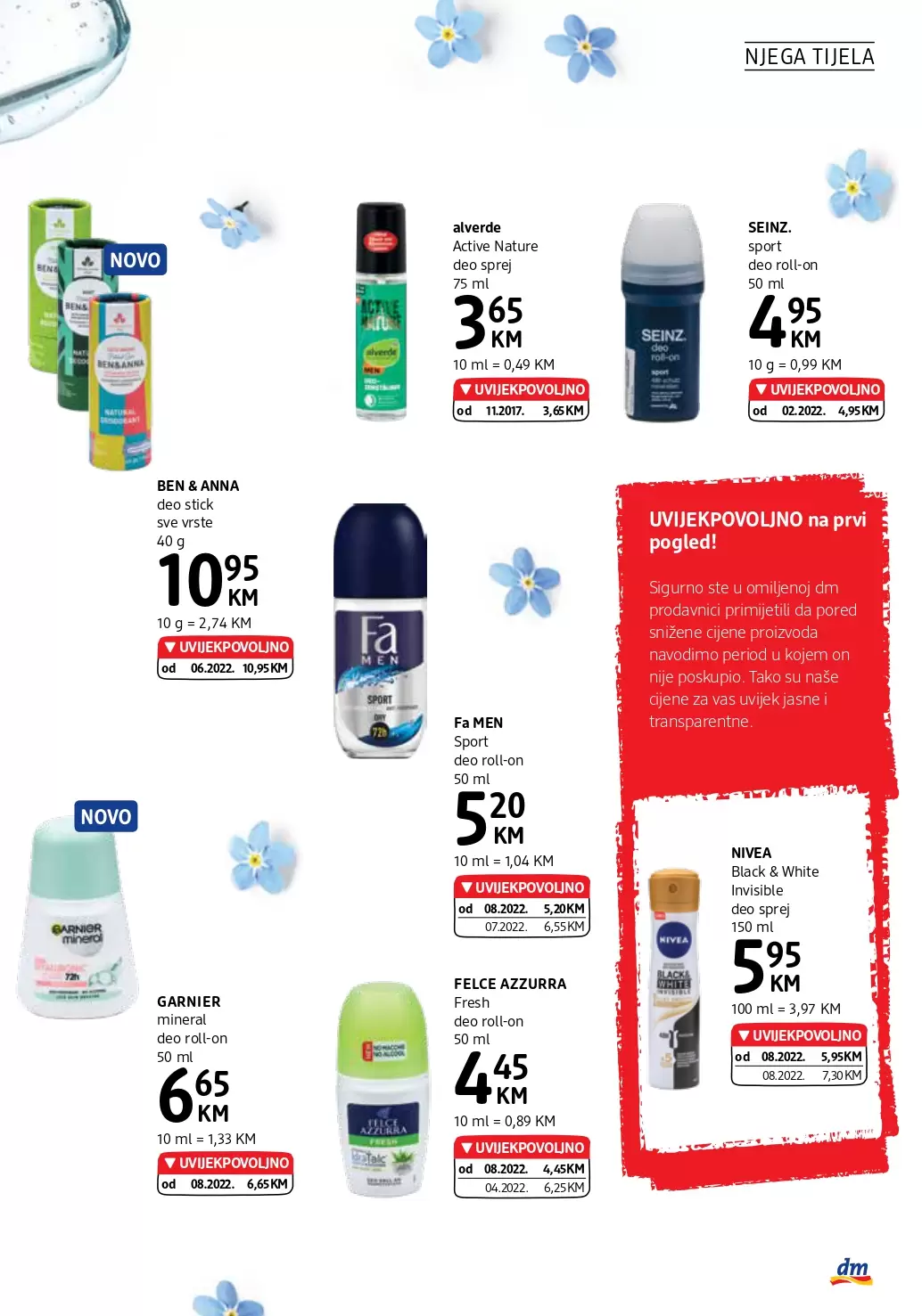 dm Katalog avgust 2022 【UVIJEKPOVOLJNO】akcija snizenja 17-30.8.2022.