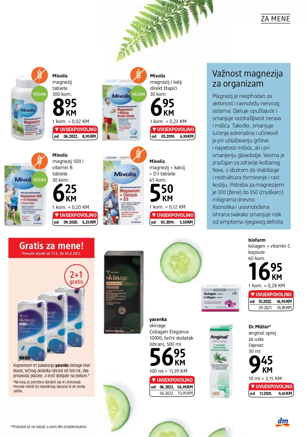 dm Katalog avgust 2022 【UVIJEKPOVOLJNO】akcija snizenja 17-30.8.2022.