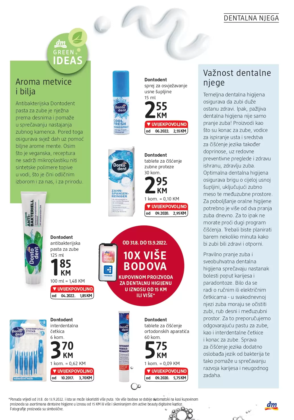 dm katalog UVIJEKPOVOLJNO septembar 2022 ~ dm kataloška akcija sniženja do13.9.2022.