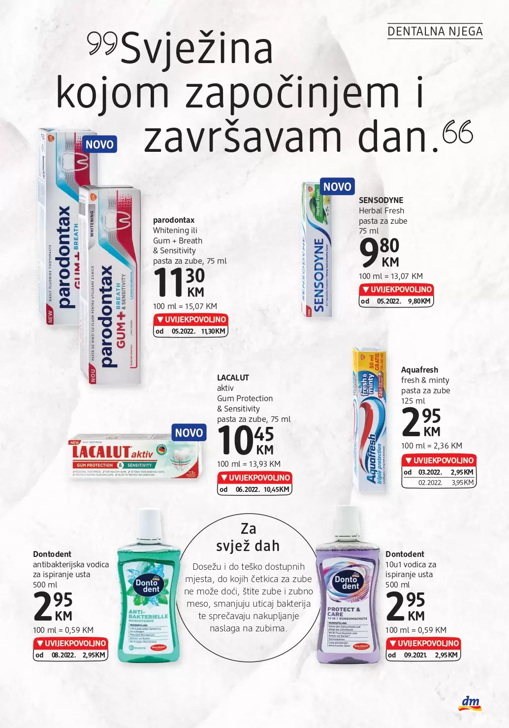 dm katalog UVIJEKPOVOLJNO septembar 2022 ~ dm kataloška akcija sniženja do13.9.2022.