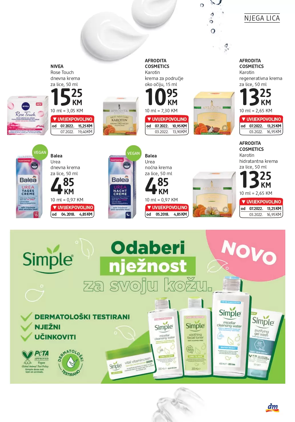 dm katalog UVIJEKPOVOLJNO septembar 2022 ~ dm kataloška akcija sniženja do13.9.2022.