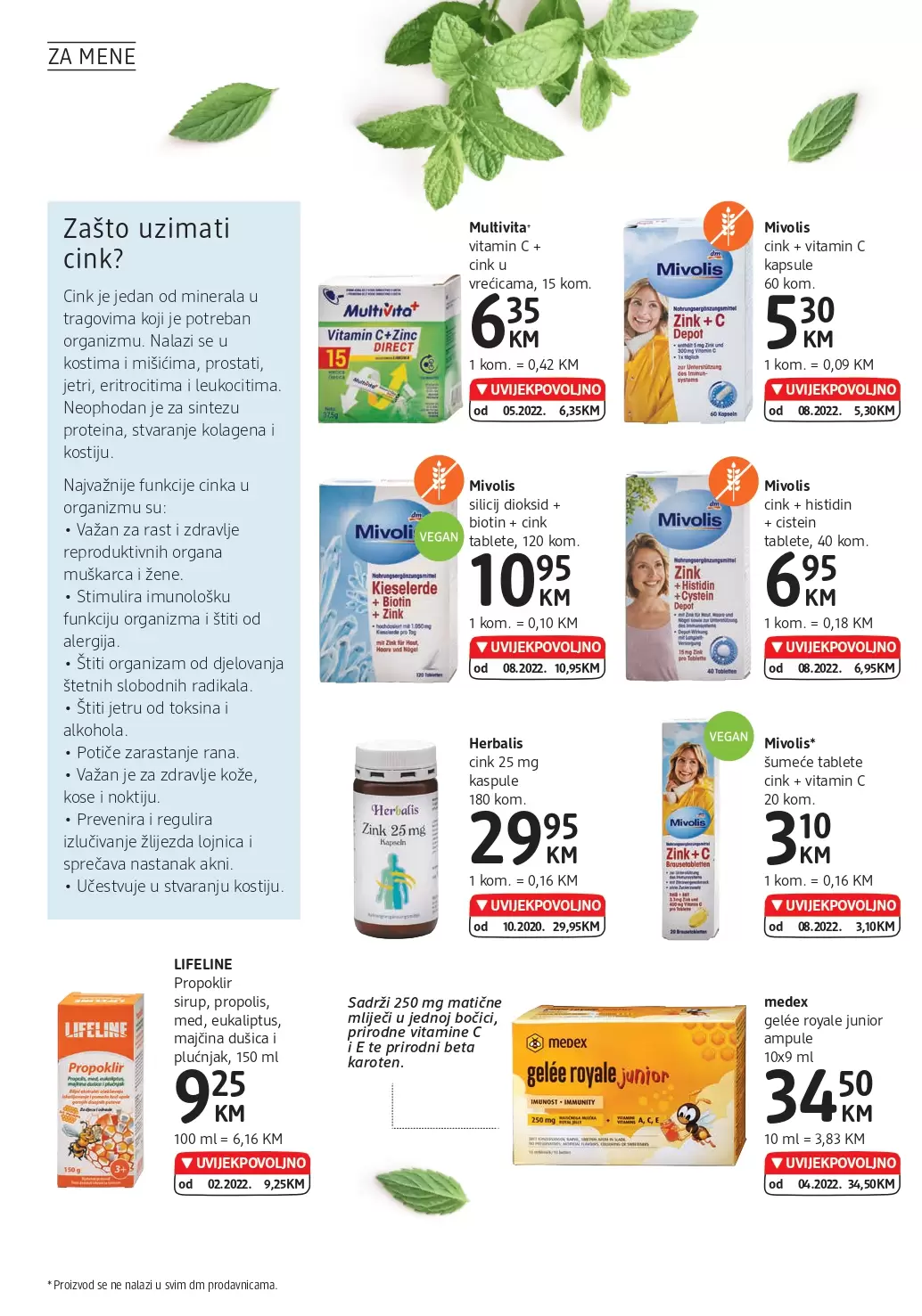 dm katalog UVIJEKPOVOLJNO septembar 2022 ~ dm kataloška akcija sniženja do13.9.2022.