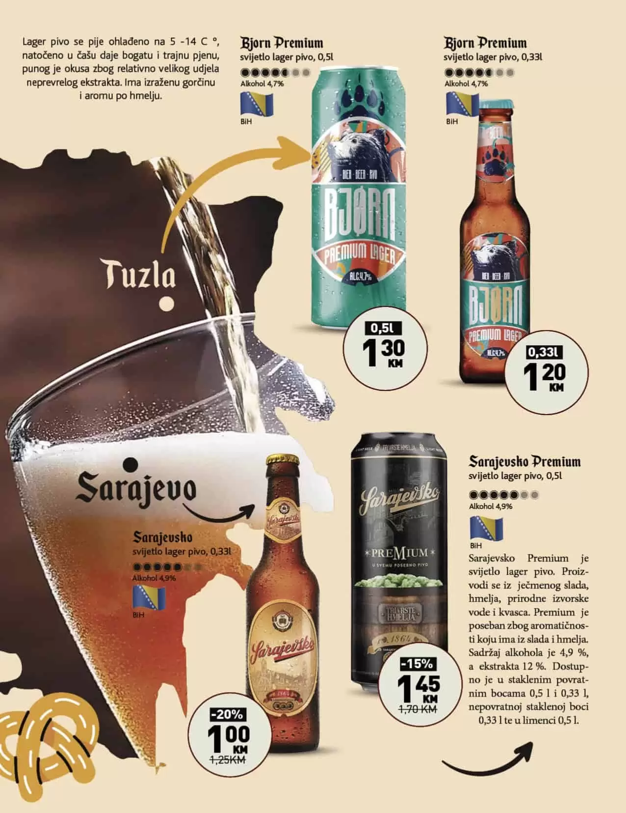 Konzum katalog piva avgust 2022! akcija snizenja 8-31.8.2022.