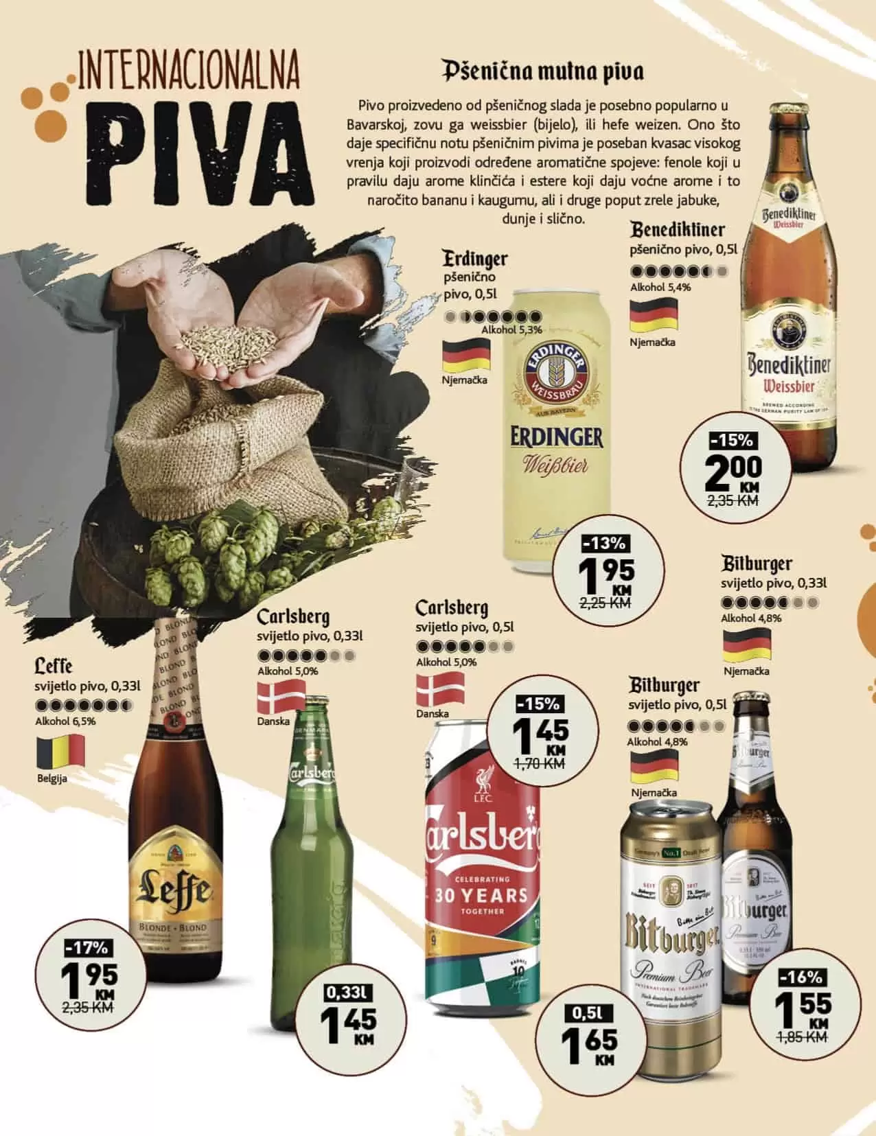 Konzum katalog piva avgust 2022! akcija snizenja 8-31.8.2022.