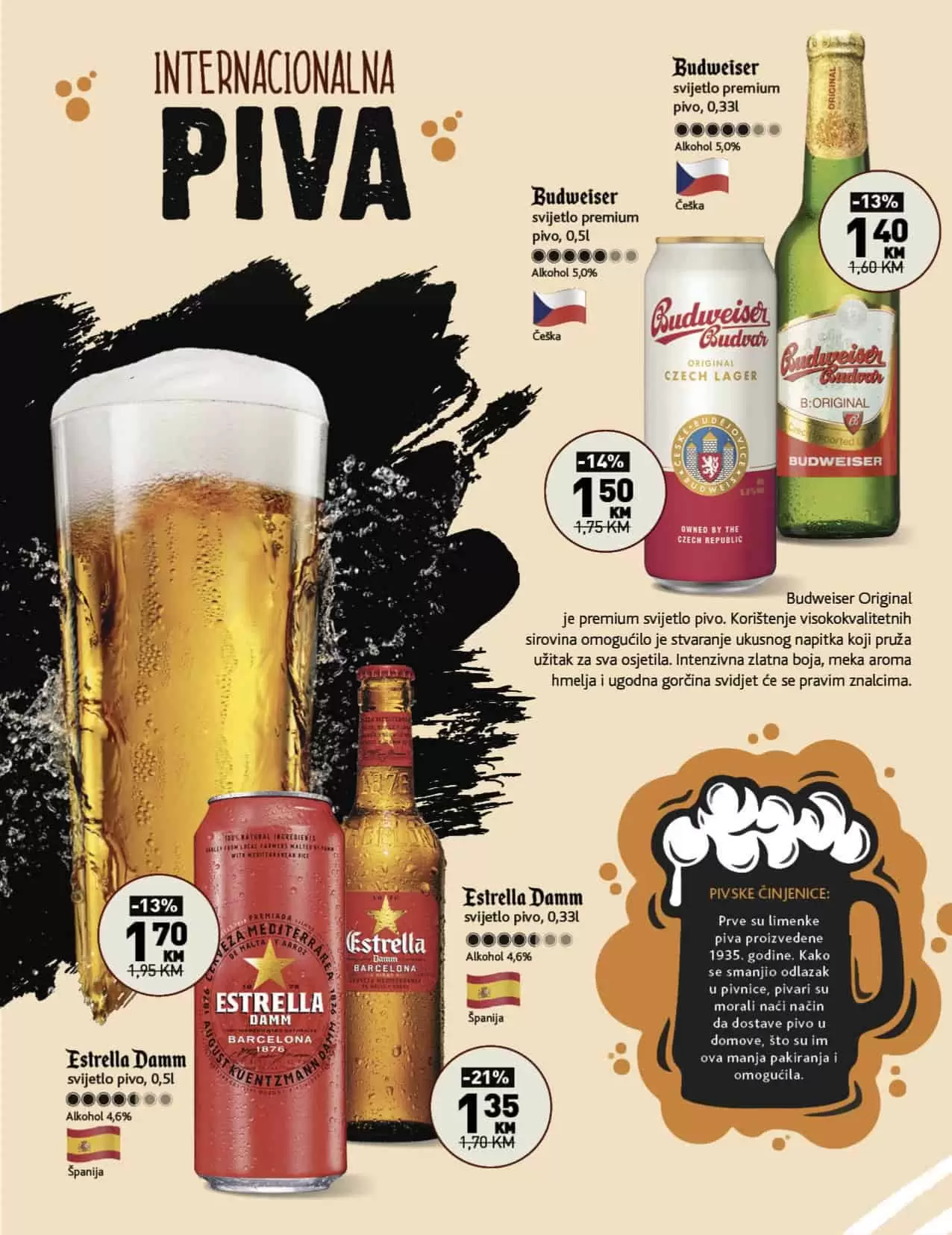 Konzum katalog piva avgust 2022! akcija snizenja 8-31.8.2022.