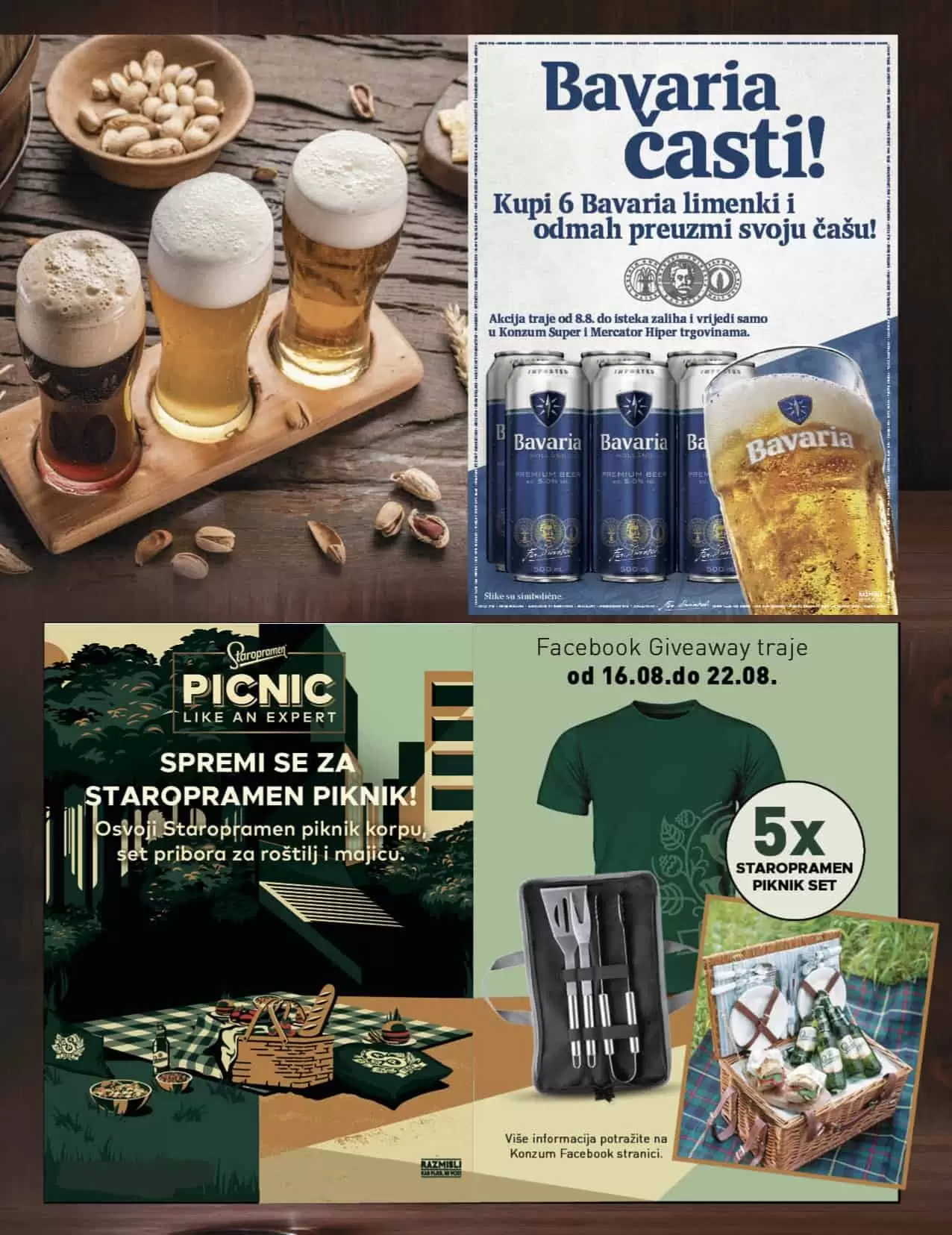 Konzum katalog piva avgust 2022! akcija snizenja 8-31.8.2022.