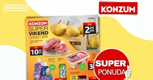 Konzum SUPER UŠTEDE 4-7.8.2022.