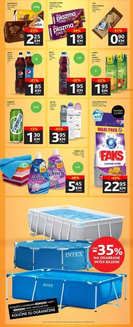 KONZUM vikend akcija ▷【SNIŽENJE do 48%】avgust 2022 super kataloška akcija od 4.7. do 7.8.2022.