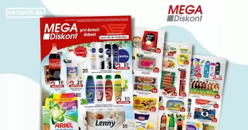Mega Diskont katalog septembar 2022 akcija sniženja 1-10.9.2022.