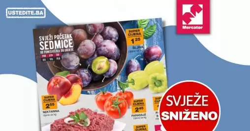 Mercator katalog SVJEZA PONUDA katalog snizenja 8-10.8.2022.