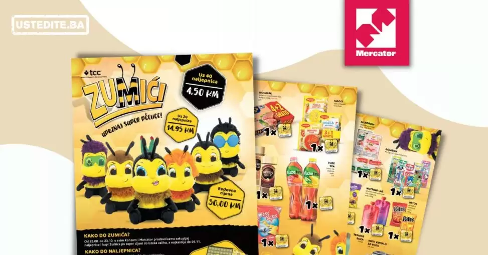 Mercator katalog SUPER SNIŽENJE MERCATOR BIH avgust 2022, katalog sniženja 29.8-11.9.2022.