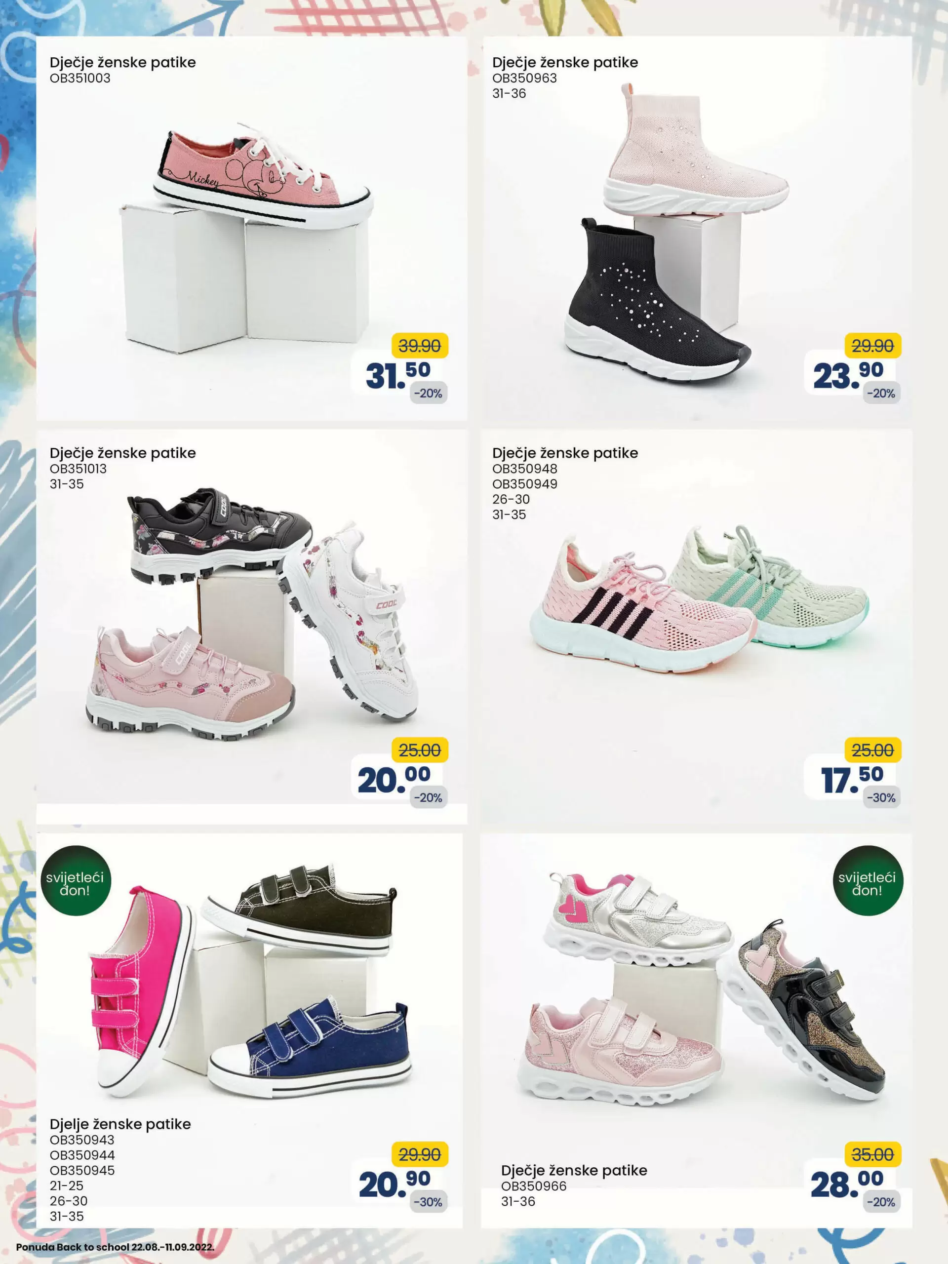 Fis katalog ŠKOLA avgust/septembar 2022 ➤ ŠKOLSKI PRIBOR ~ ODJEĆA ~ OBUĆA akcija sniženja 22.8-11.9.2022.