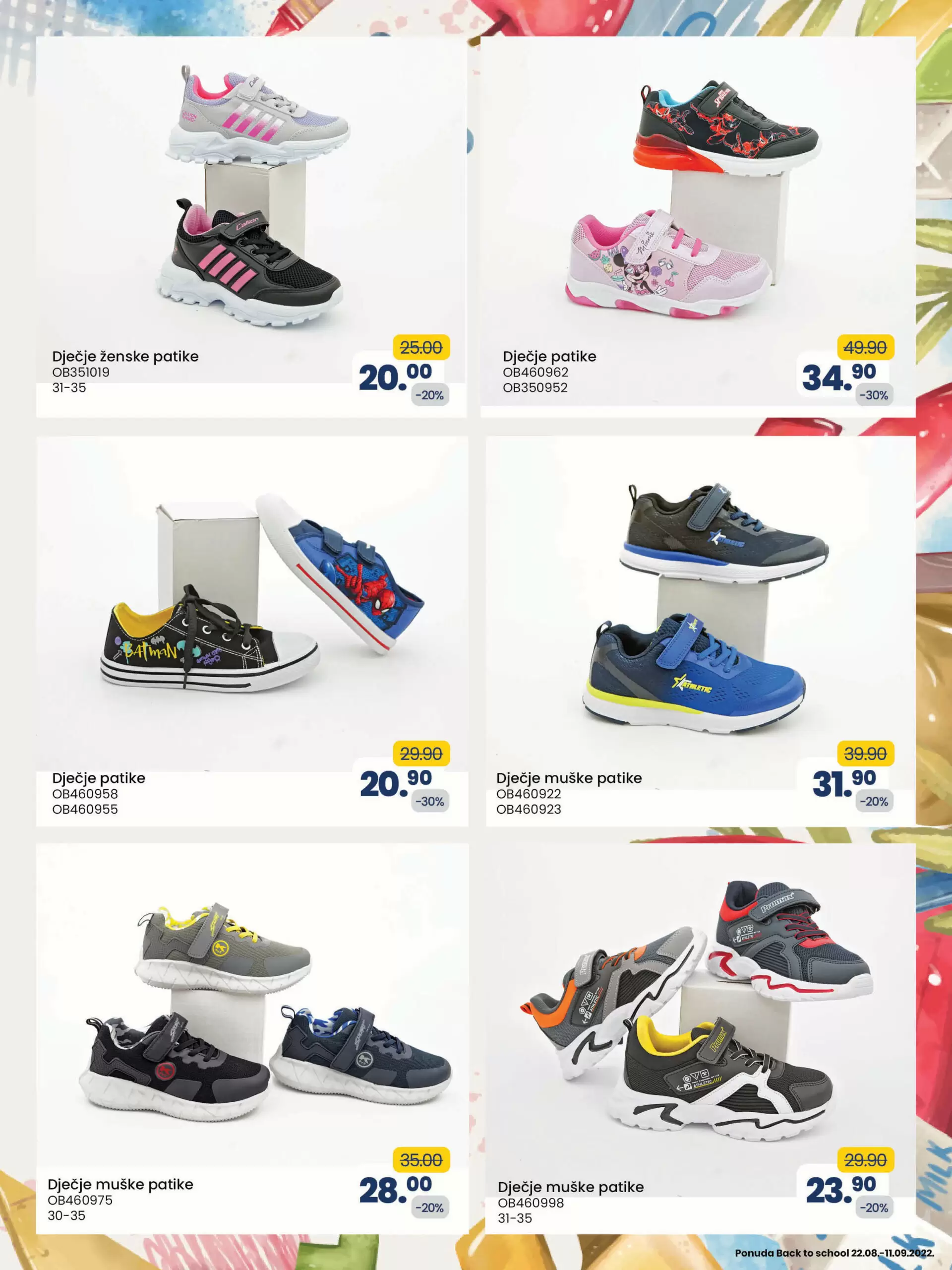 Fis katalog ŠKOLA avgust/septembar 2022 ➤ ŠKOLSKI PRIBOR ~ ODJEĆA ~ OBUĆA akcija sniženja 22.8-11.9.2022.