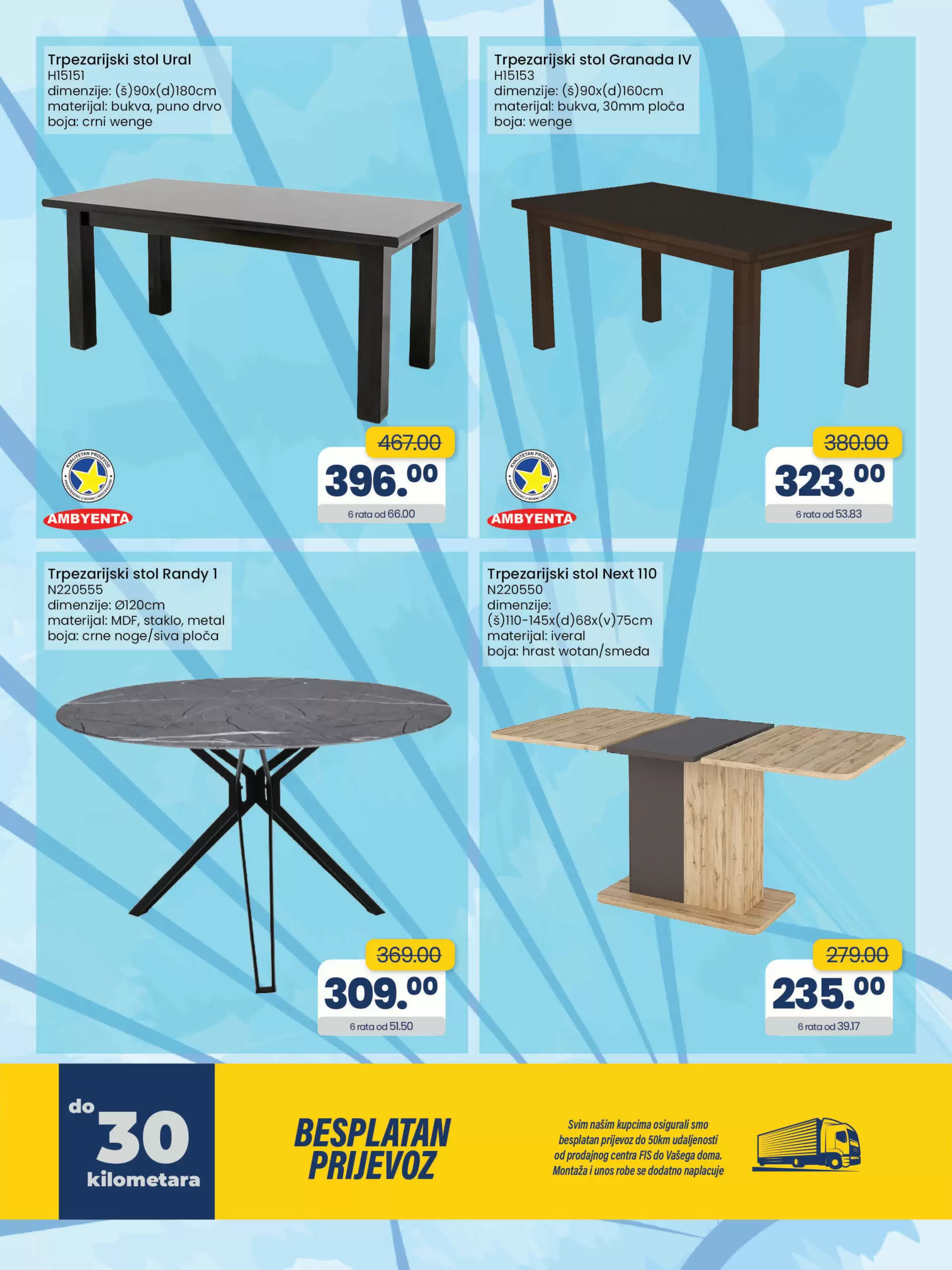 Fis katalog NAMJEŠTAJ super snizenje namještaja do 9.9.2022.