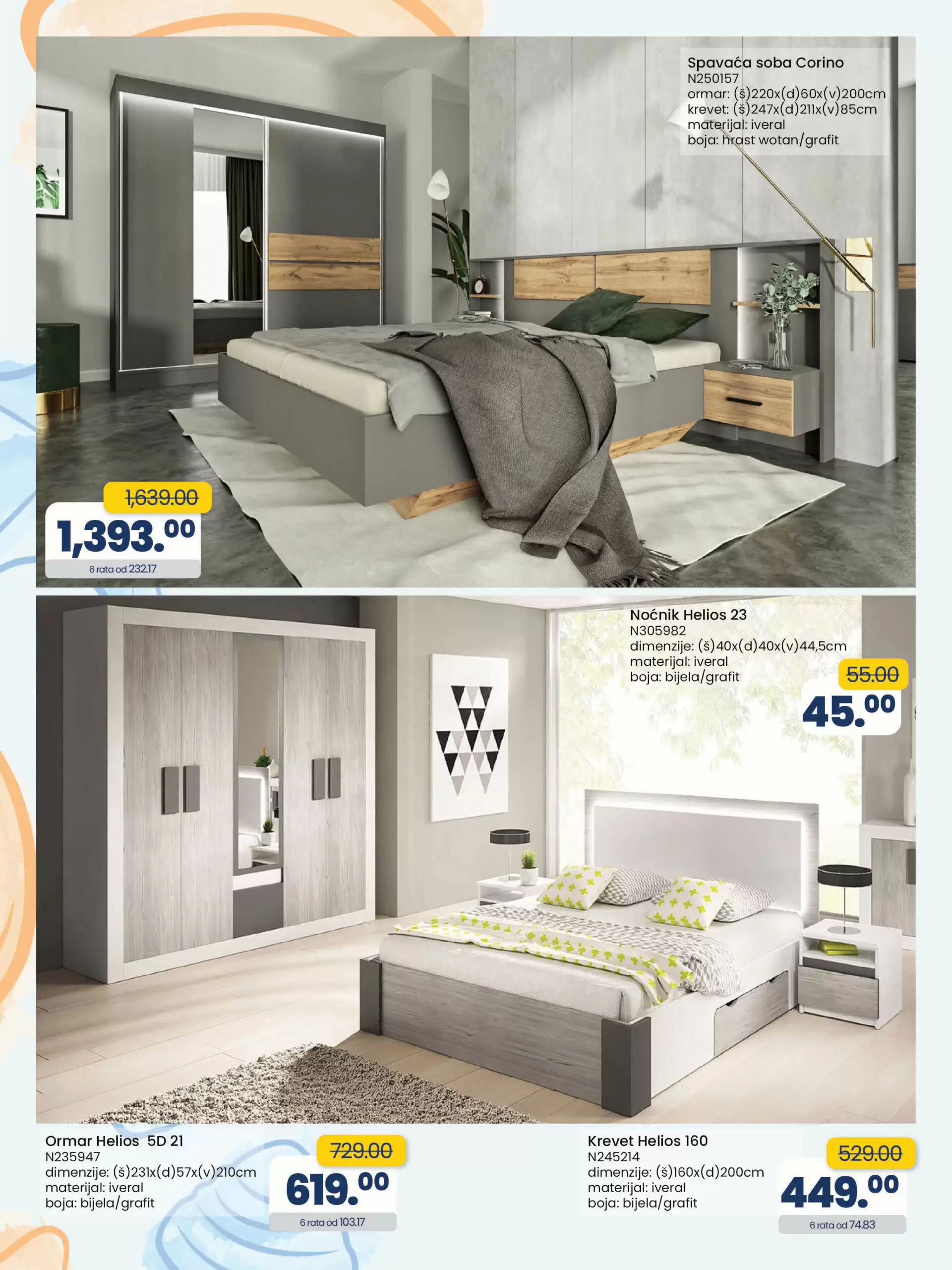 Fis katalog NAMJEŠTAJ super snizenje namještaja do 9.9.2022.