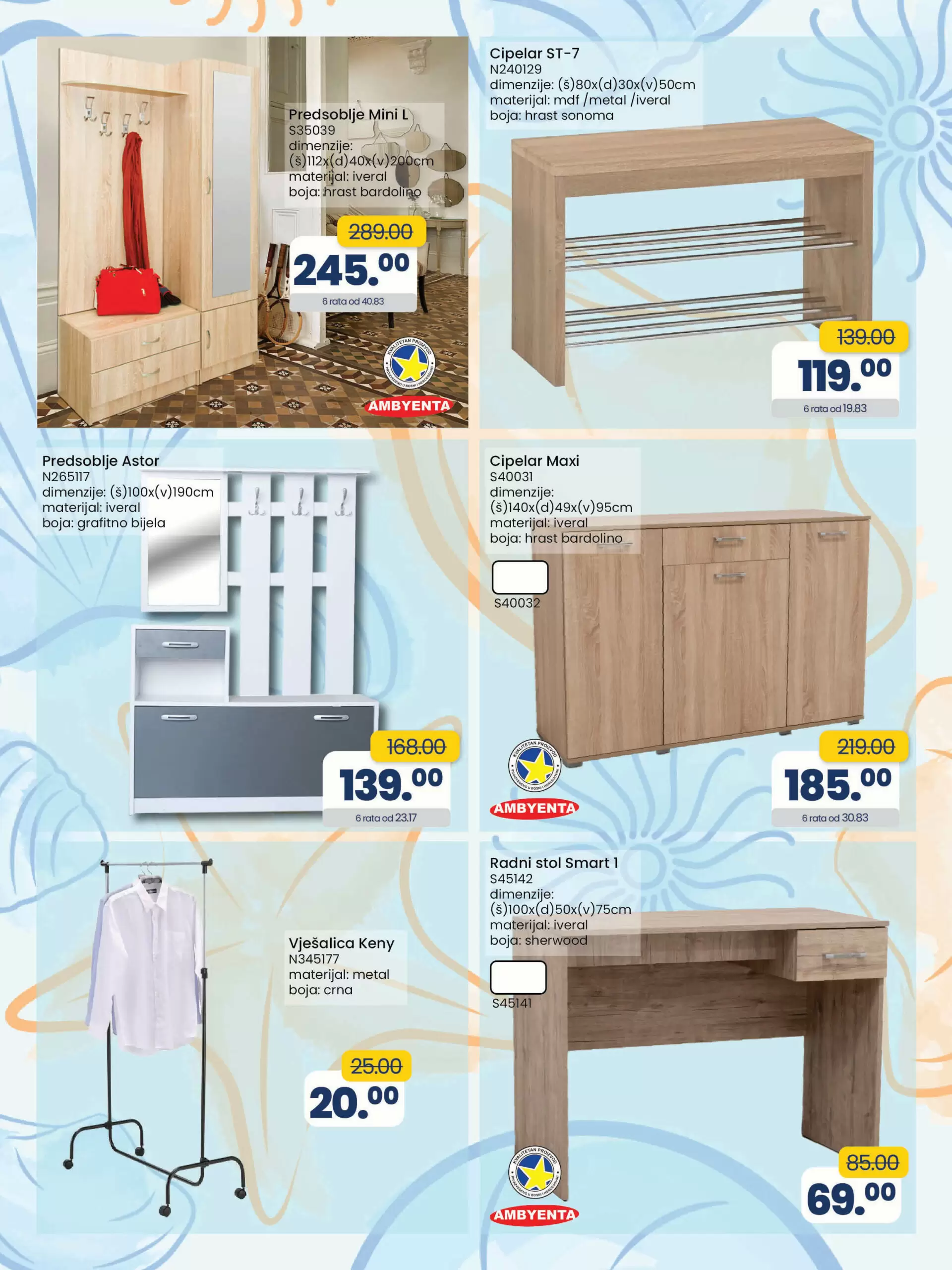 Fis katalog NAMJEŠTAJ Ambyenta super snizenje namještaja do 9.9.2022.