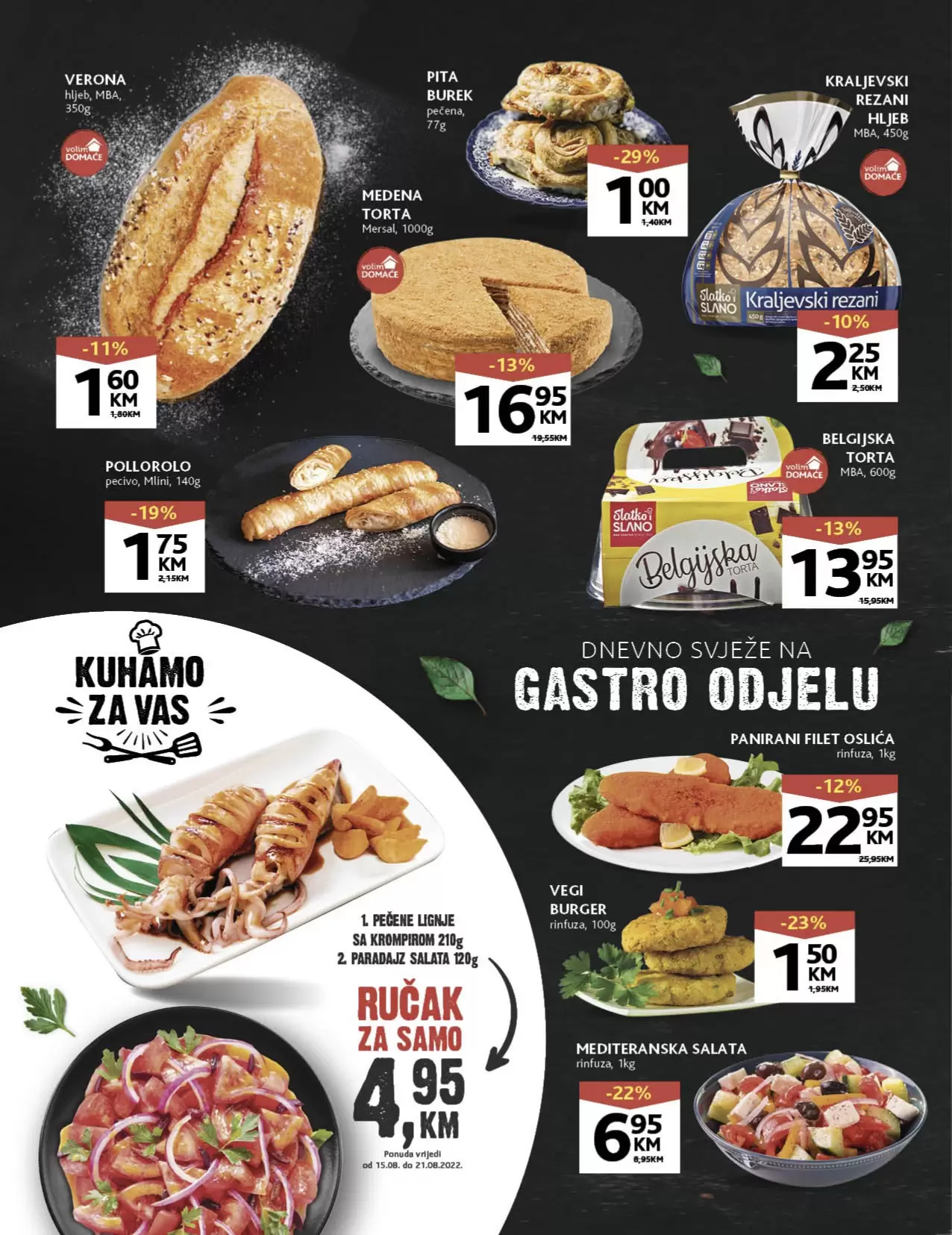 KONZUM akcijski katalog avgust 2022 akcija snizenja 15-28.8.2022.