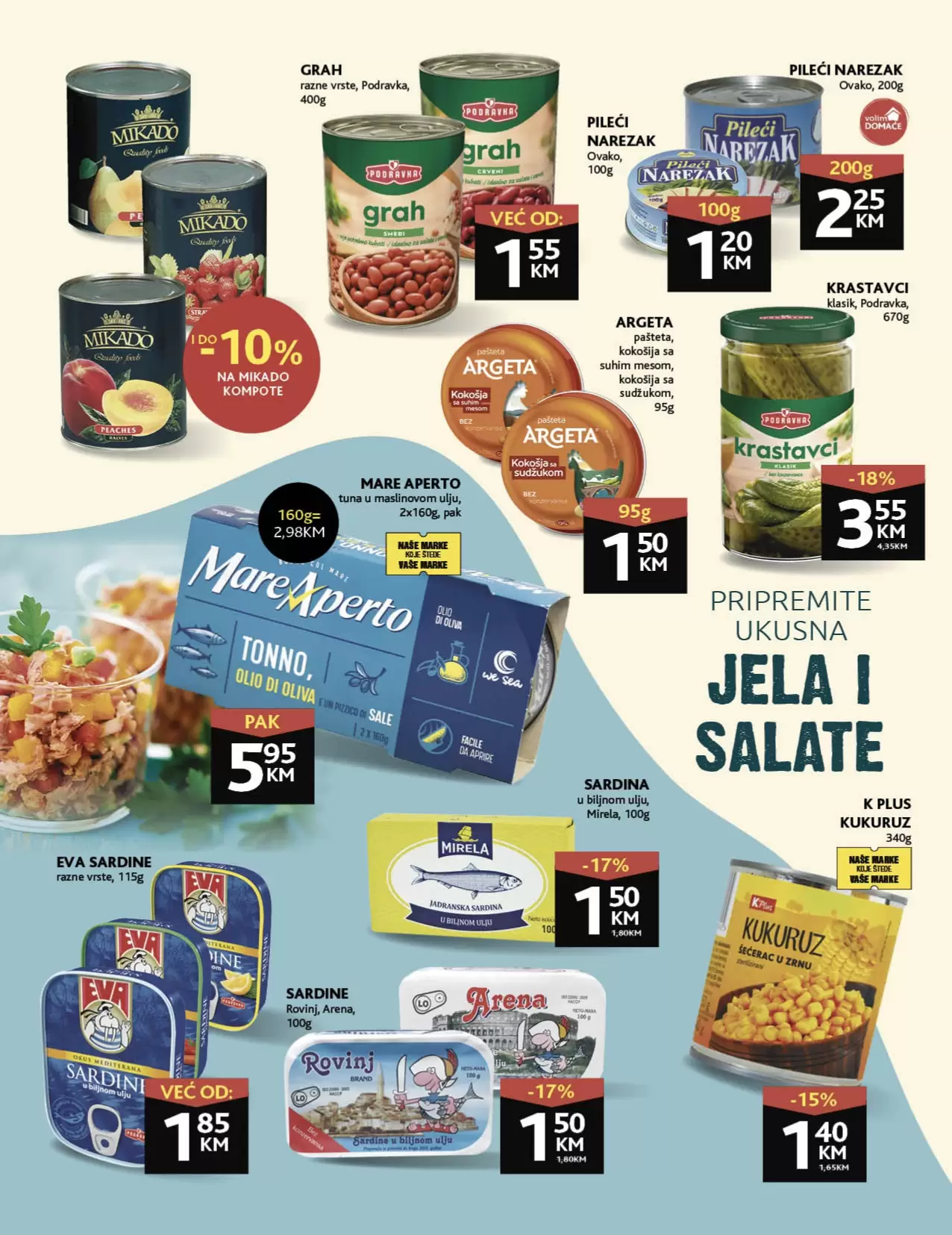 KONZUM akcijski katalog avgust 2022 akcija snizenja 15-28.8.2022.