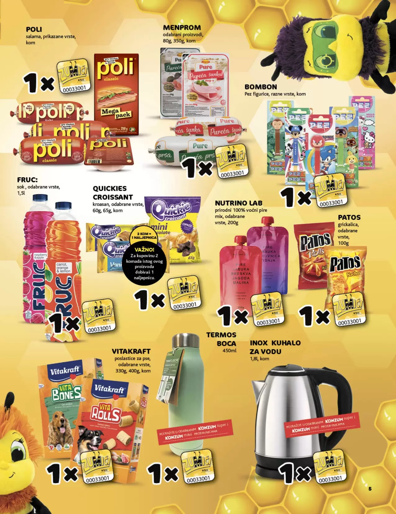 Konzum katalog【ZUMIĆI】septembar 2022 ~ akcija sniženja do 11.9.2022.