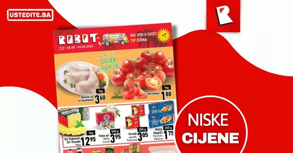 Robot akcija【POČETAK SEDMICE】 avgust 2022! Katalog sniženja 8-10.8.2022.