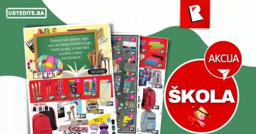 Robot katalog ŠKOLA avgust/spetembar 2022 ➤ AKCIJA: školski pribor, odjeća, namještaj