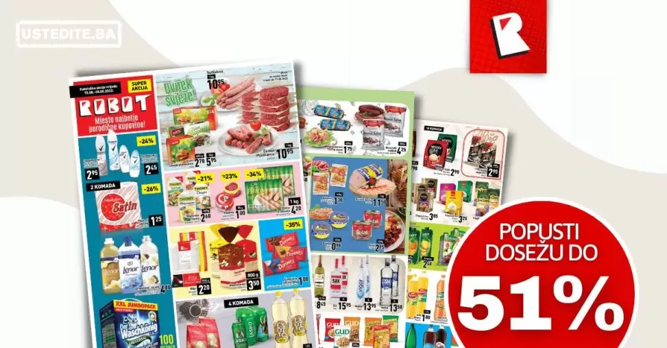 Robot katalog PREHRANA avgust 2022 【SNIŽENJA do 51%】akcija sniženja 15-28.8.2022.