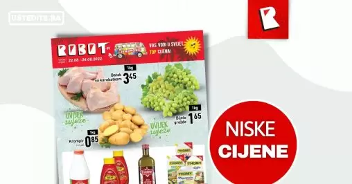 Robot akcija POČETAK SEDMICE avgust 2022 ~ Robot katalog sniženja 22-24.8.2022.